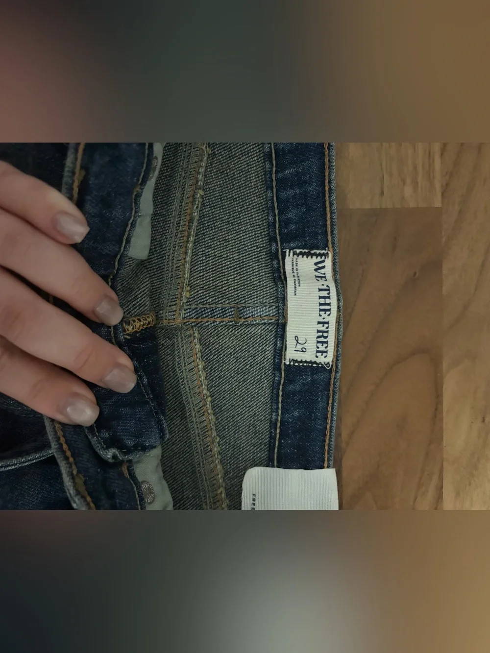 RELISTED** Free People Blue Straight Leg‎ Jeans
